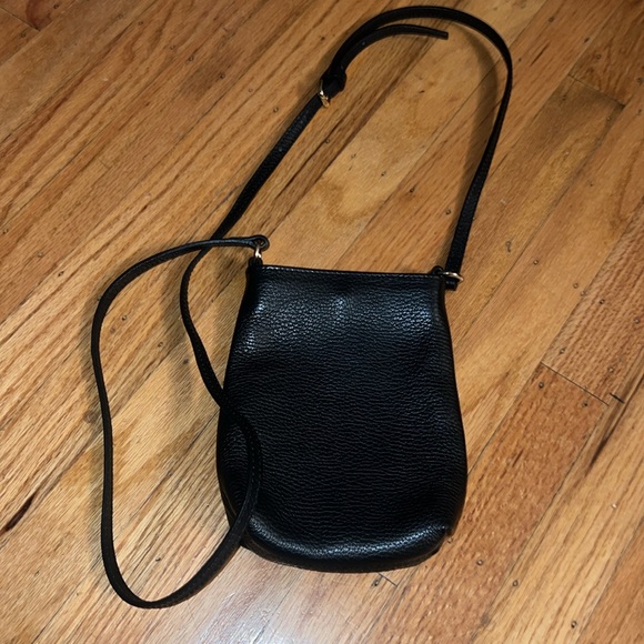Handbags - Genuine Leather Black Mini Crossbody
